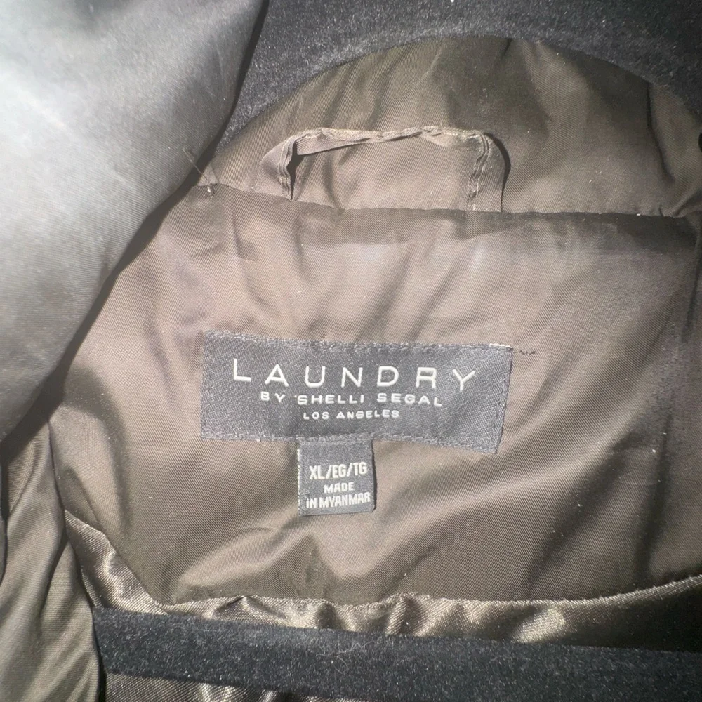 Laundry By Shelli Segal Dark Green Puffer Coat - Picture 4 of 4